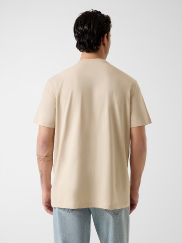 Resim Guess Logo Contrast Stıt Guess  Erkek  T-shirt M6GI16K3032-G1FG Cn Ss