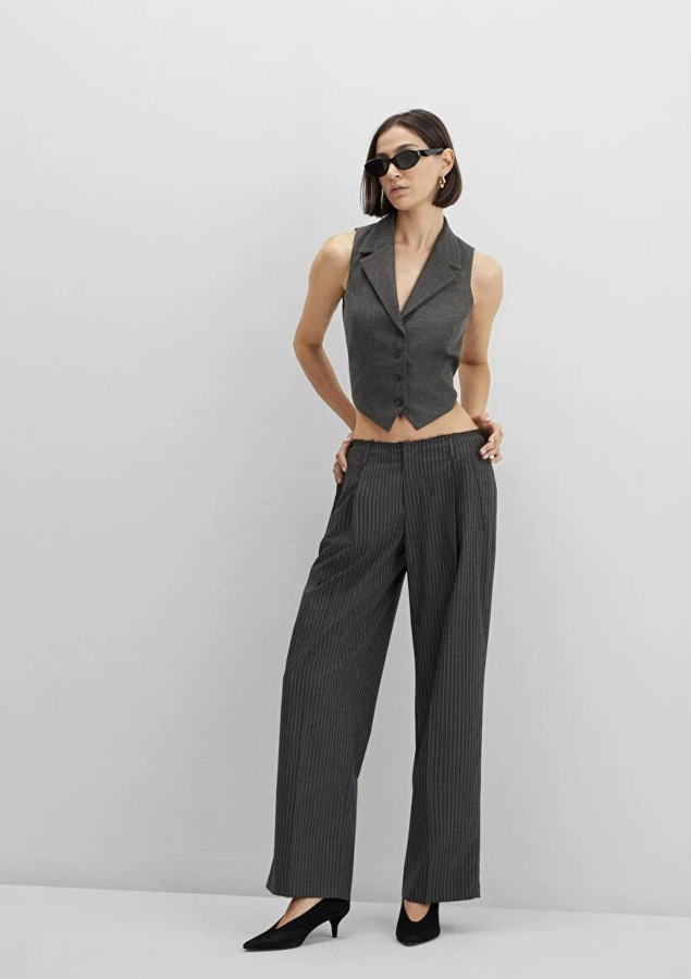 Resim Mavi Kadın Kanvas Pantolon M1011129-89329