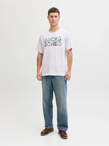 Resim Jack & Jones Jjejeff Logo Tee Ss Sn Erkek T-shirt 12288536