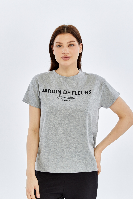 Resim Viole&More Kadın T-Shirt Yk20 Jardın De Flerus Baskılı