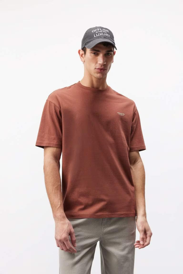 Resim Defacto Erkek  T-shirt D5159AX/BN326