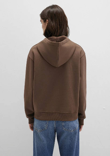 Resim Mavi Kapüşonlu Kadın Sweatshirt M167299-81959