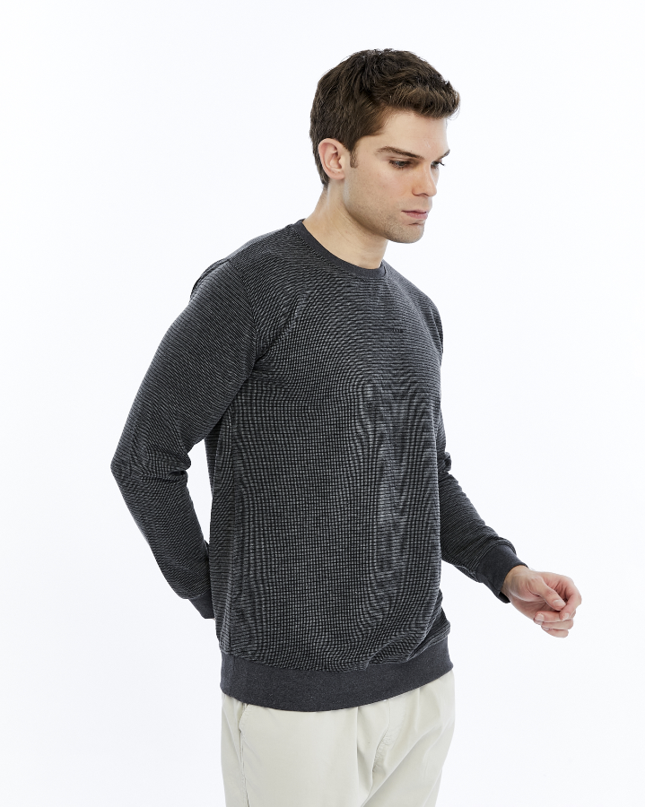 Resim Paul&More Erkek Sweat Essentıals Baskı Ottoban