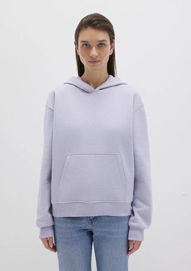 Resim Mavi Kapüşonlu Kadın Sweatshirt M167299-70531