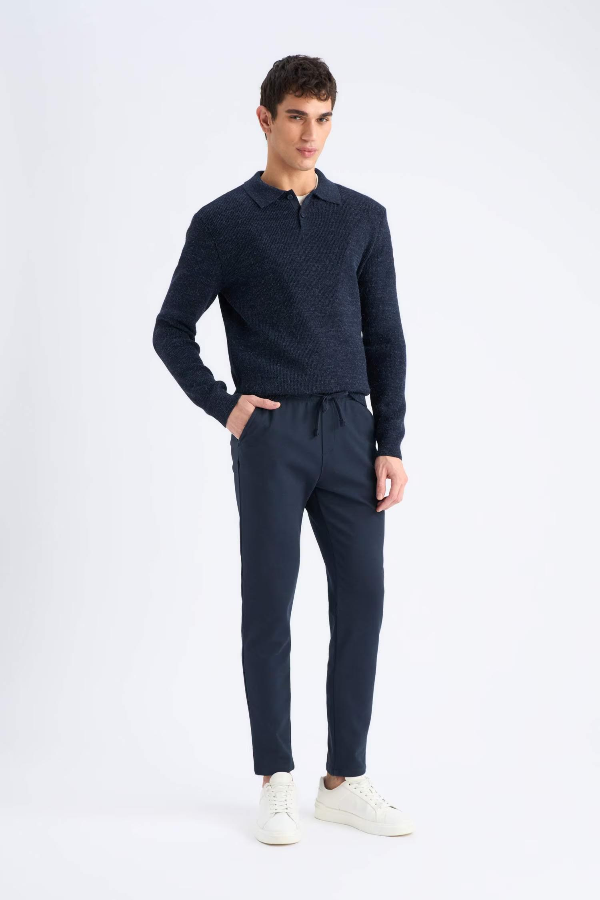 Resim Defacto Erkek  Kanvas Pantolon C6022AX/NV64