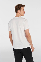 Resim Hummel Hml Elemental Logo Cotton Tee Erkek T-shirt 911947-9001