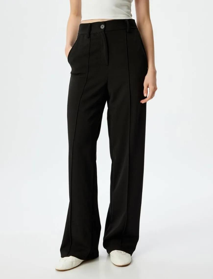 Resim Koton Kadın Kanvas Pantolon 5SAL40015IK