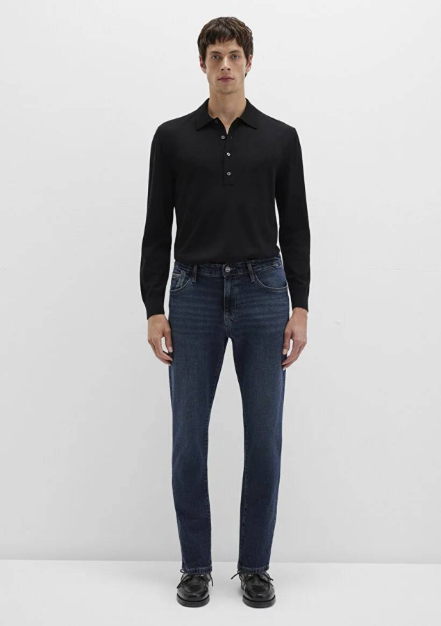 Resim Mavi Milan Space Erkek Jean Pantolon M0081090986