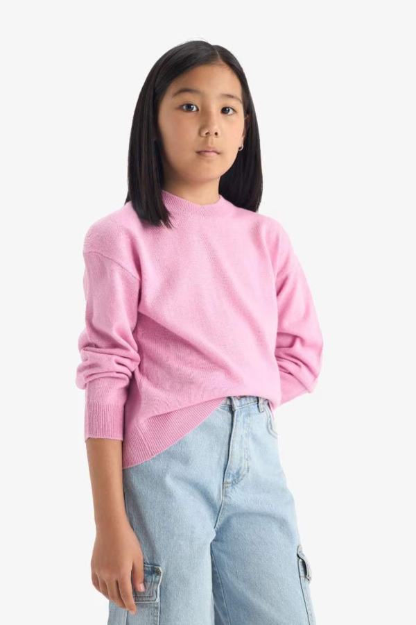 Resim Defacto Kız Çocuk  Kazak C6902A8/PN444