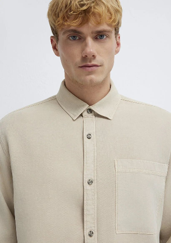 Resim Mavi Erkek Uzun Kol Gömlek M0211827-70004