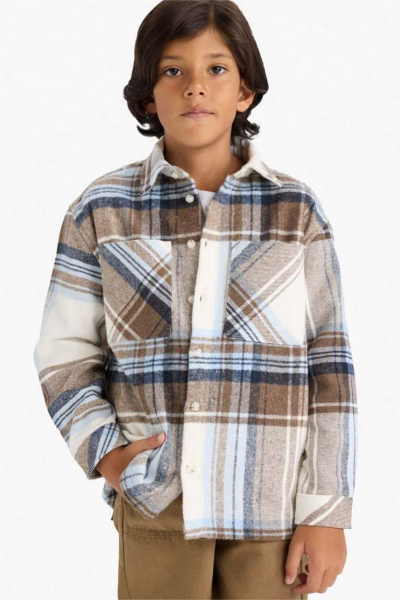 Resim Defacto Erkek Çocuk Uzun Kol Gömlek F4097A8/BN550