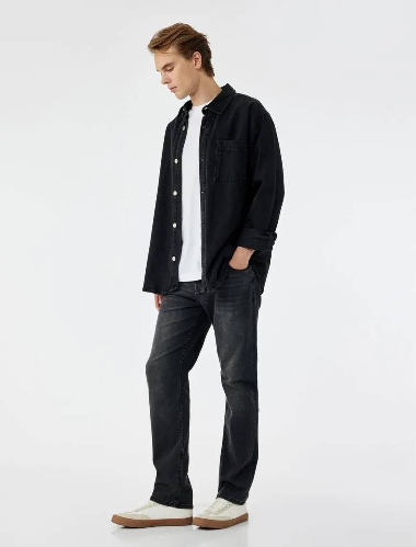 Resim Koton Erkek Jean Pantolon 6WAM40054ND