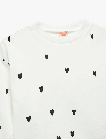 Resim Koton Kız Bebek Sweat 6Wmg10089Ak