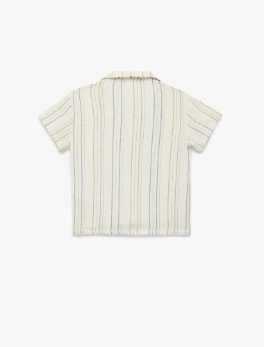 Resim Koton Erkek Bebek Kısa Kol Gömlek 6SMB60015TW