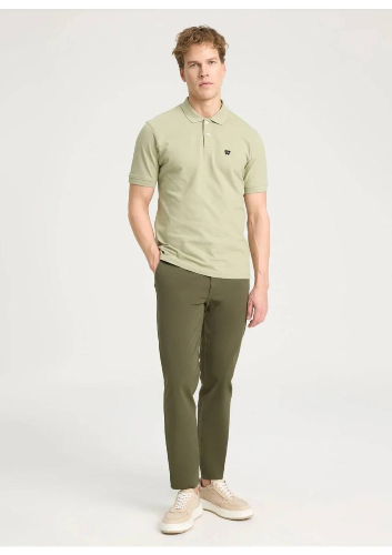 Resim Wrangler Polo Basic Erkek T-shirt W7D5K4XX2T37Y