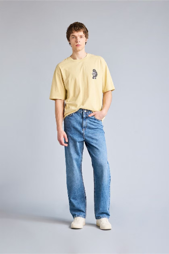 Resim Defacto Erkek T-shirt F8024AX/YL166