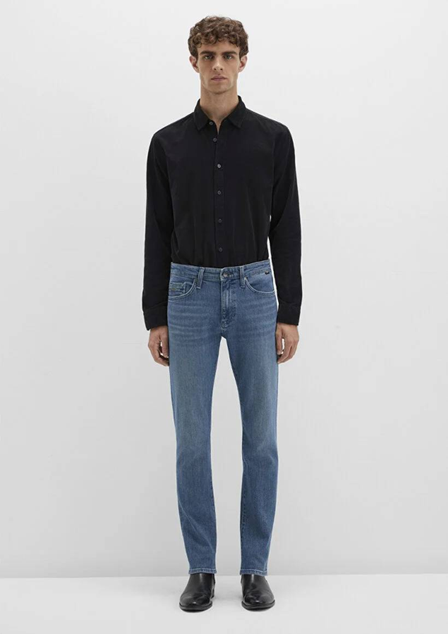 Resim Mavi Jake Mid Erkek Jean Pantolon M0042290661