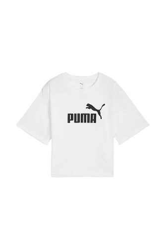 Resim Puma Ess Cropped No. 1 Logo Tee Kadın T-shirt 684972-02
