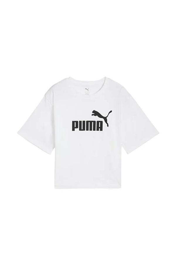 Resim Puma Ess Cropped No. 1 Logo Tee Kadın T-shirt 684972-02