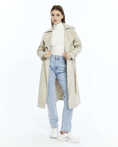 Resim Yenikoza Kadın Pardesü / Trençkot