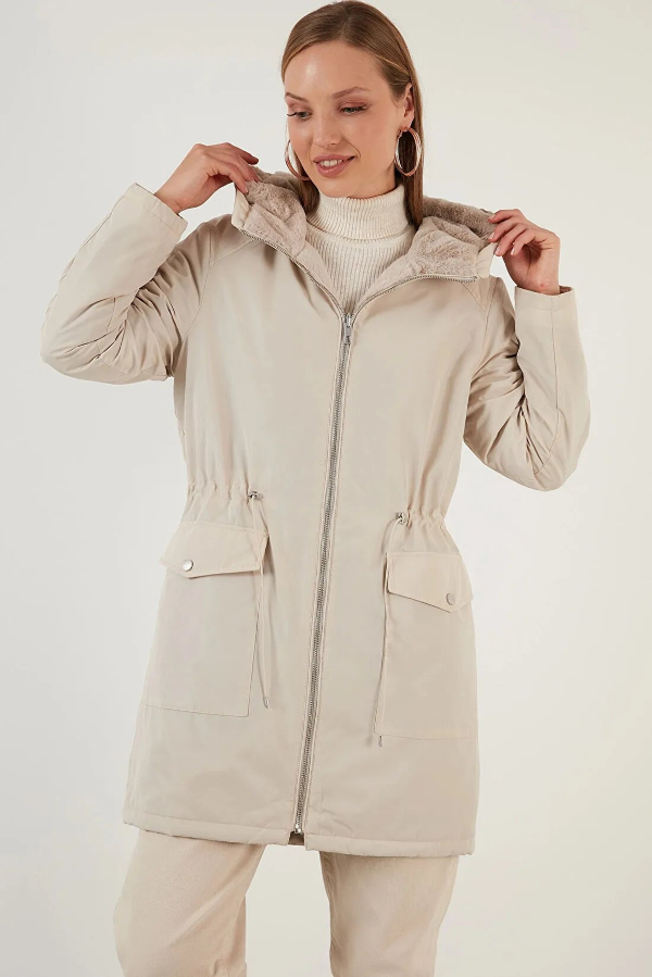 Resim Only Onldahlia Rev. Fur Parka Otw Kadın Mont 15208727