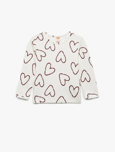 Resim Koton Kız Bebek Sweat 6WMG10088AK