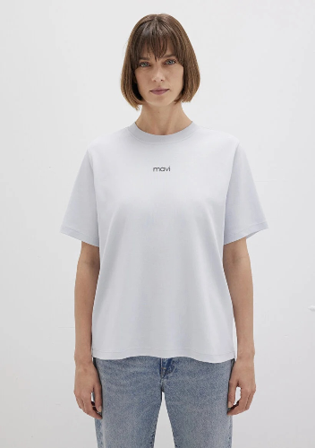 Resim Mavi Kadın T-shirt M1612829-89201
