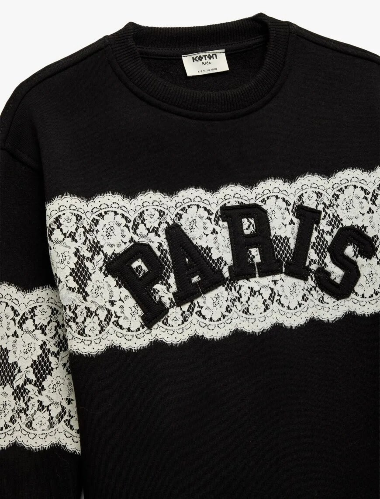 Resim Koton Kız Çocuk Sweat 6WKG10122AK