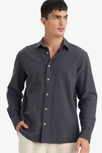 Resim Defacto Erkek  Uzun Kol Gömlek E7741AX/AR191
