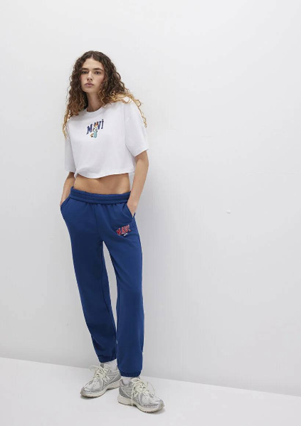 Resim Mavi Örme Kadın Eşofman Alt M1010757-82625