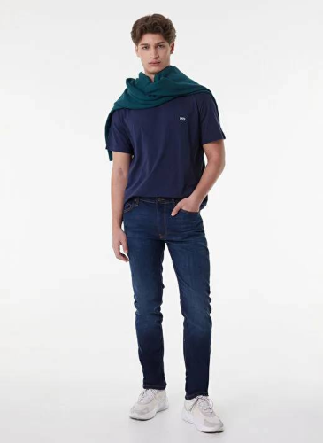 Resim Lee Erkek T-shirt L60UFQ35 L60UFQ Small Logo