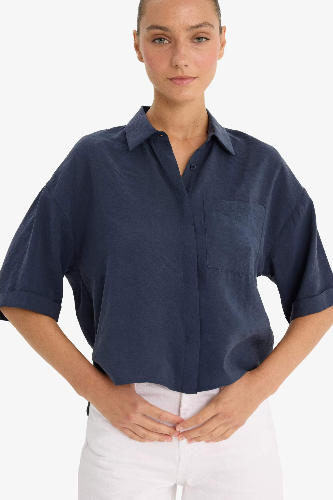 Resim Defacto Kadın Gömlek F9331AX/NV256