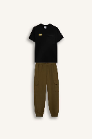 Resim Defacto Erkek Çocuk T-shırt Takım G0631A8/BK81