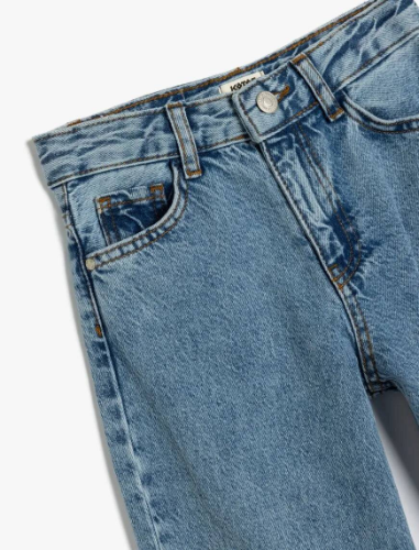 Resim Koton Kız Çocuk Jean Pantolon 5SKG40018AD