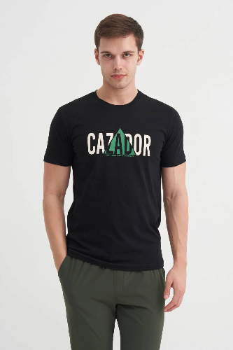 Resim Cazador Erkek T-shirt 4155