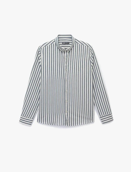 Resim Koton Erkek Uzun Kol Gömlek 6WAM60104HW