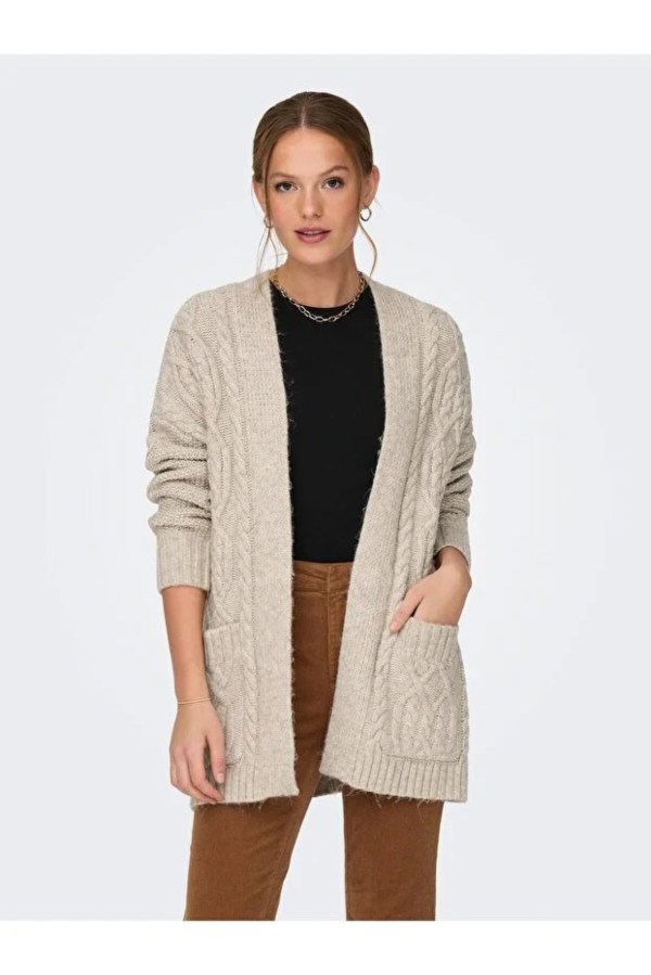 Resim Only Onlzoe Ls Cardigan Collar Knt Hırka 15353242