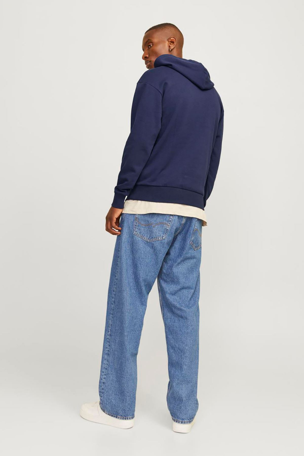 Resim Jack & Jones Jjecaleb Varsıty Sweat Hood Noos Erkek Sweat 12256521