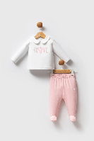 Resim U.S. Polo Assn Bebek Kız Bebek Sweat Takım Usb2702