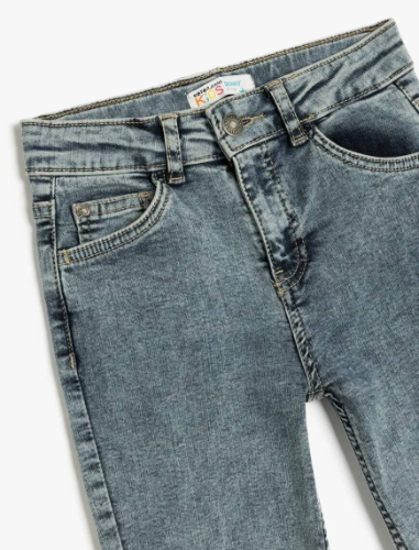 Resim Koton Erkek Çocuk Jean Pantolon 5SKB40013TD