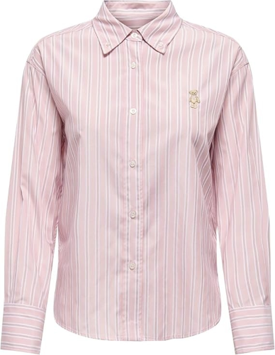 Resim Only Onlelara L/S Emb Shırt Wvn Kadın Gömlek 15370801