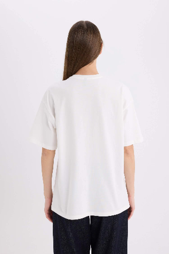 Resim Defacto Kadın Kısa Kol T-shirt E5055AX/ER105