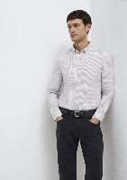 Resim Mavi Erkek Uzun Kol Gömlek M0211916-91472