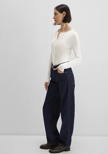 Resim Mavi Kadın T-shirt M1613652-80194