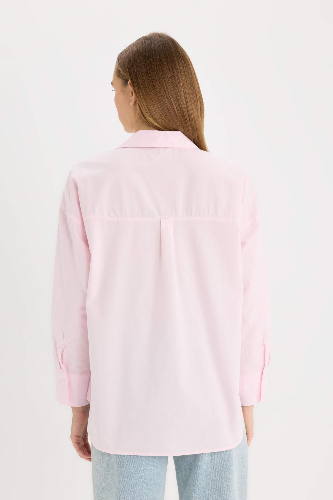 Resim Defacto Kadın Uzun Kol Gömlek C4597AX/PN633