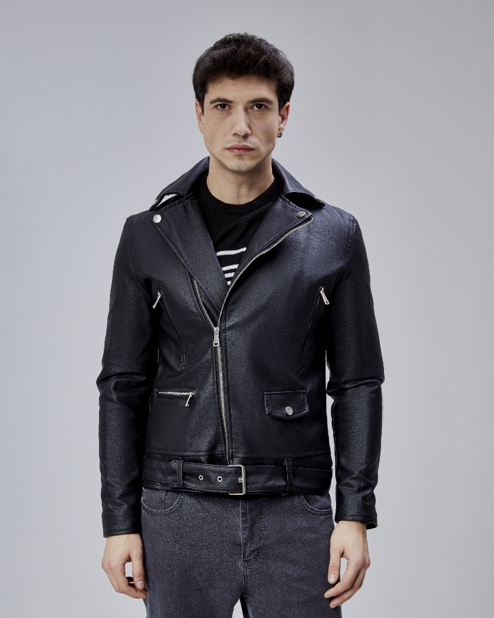 Resim Yenikoza Erkek Deri Mont ve Ceket