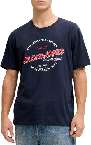Resim Jack & Jones Jjelogo Tee Ss O-Neck 2 Col Ss26 Sn Erkek T-shirt 12288016