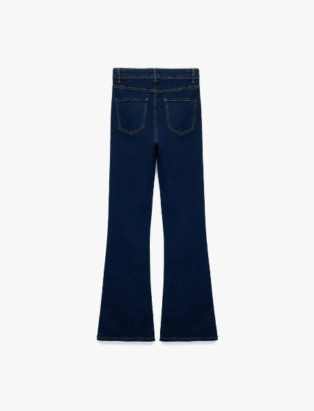 Resim Koton Kadın Jean Pantolon 6Wal40016Md