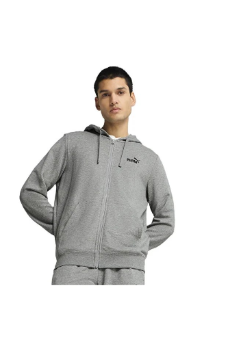 Resim Puma Ess Full-Zip Hoodie Erkek Sweat 682588-03