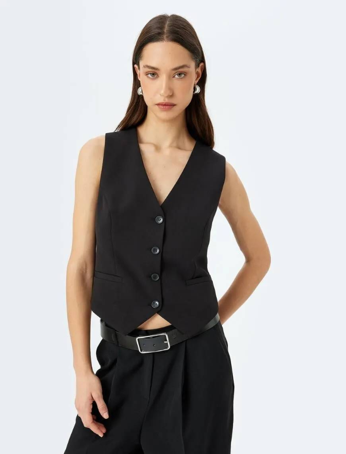 Resim Koton Kadın Yelek 5SAK20019UW